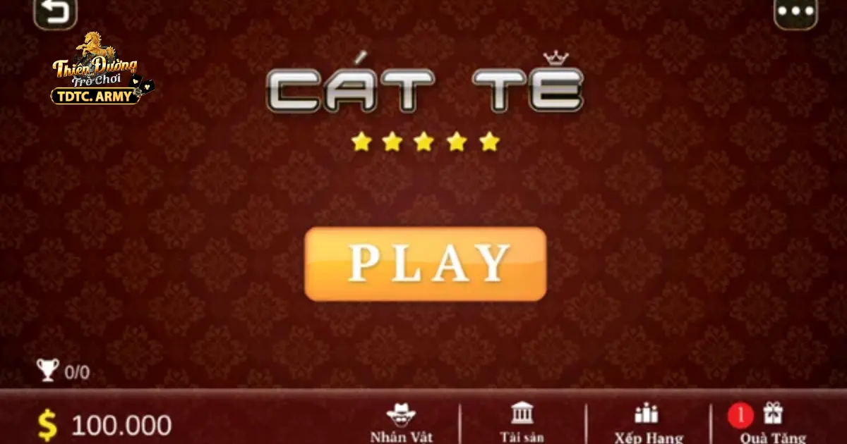 App Chơi Catte Đổi Thưởng Uy Tín Nhất Hiện Nay Trên TDTC 3 Các thể loại game bài Catte phổ biến